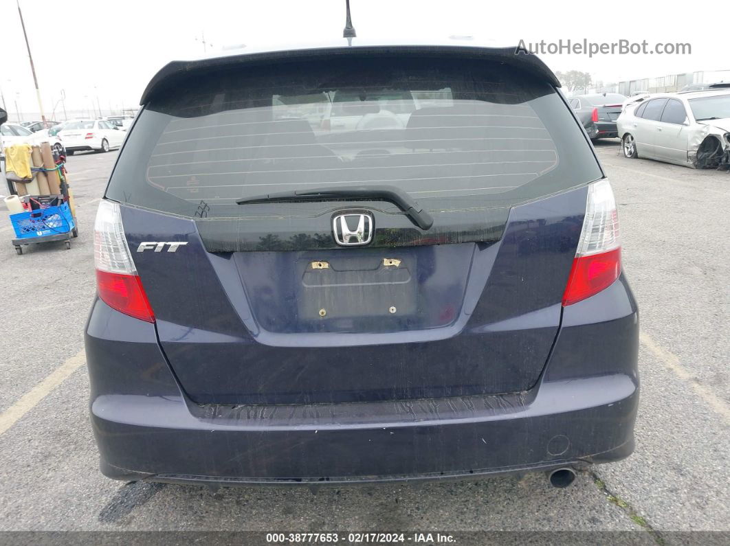 2009 Honda Fit Sport Blue vin: JHMGE88499S015845