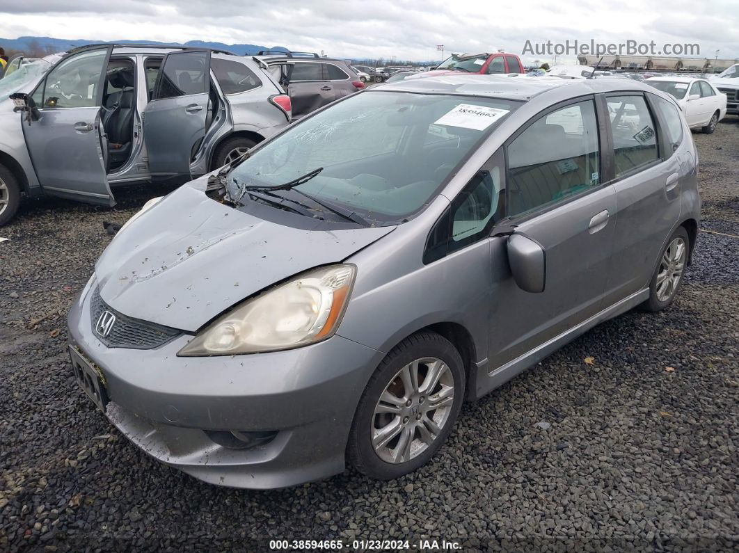 2009 Honda Fit Sport Серебряный vin: JHMGE88499S017918