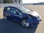 2009 Honda Fit Sport Синий vin: JHMGE88499S053818