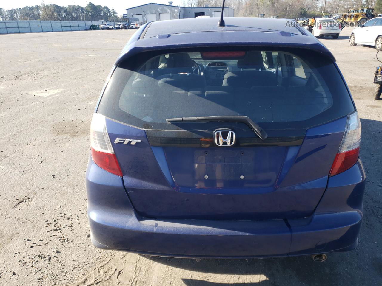 2009 Honda Fit Sport Blue vin: JHMGE88499S053818