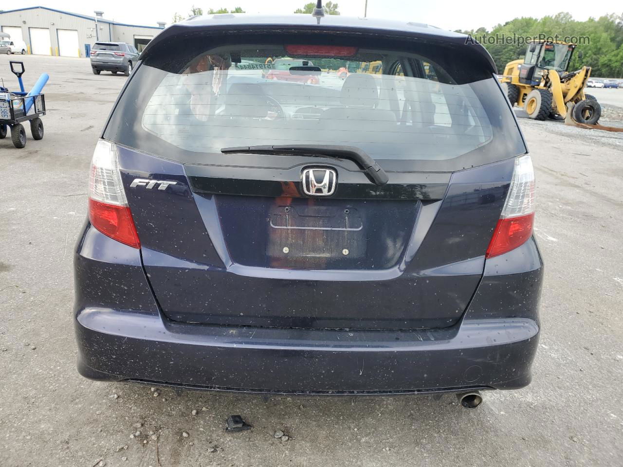 2009 Honda Fit Sport Blue vin: JHMGE88499S063507