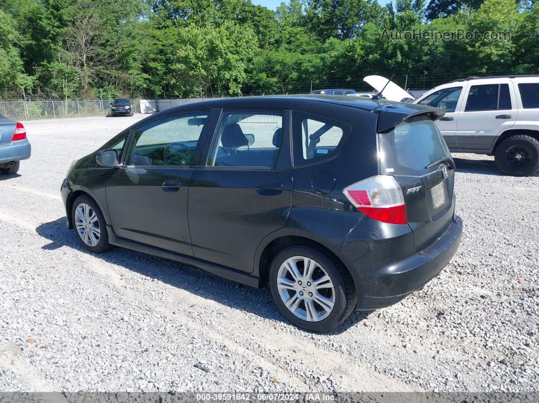 2009 Honda Fit Sport Черный vin: JHMGE88499S064687