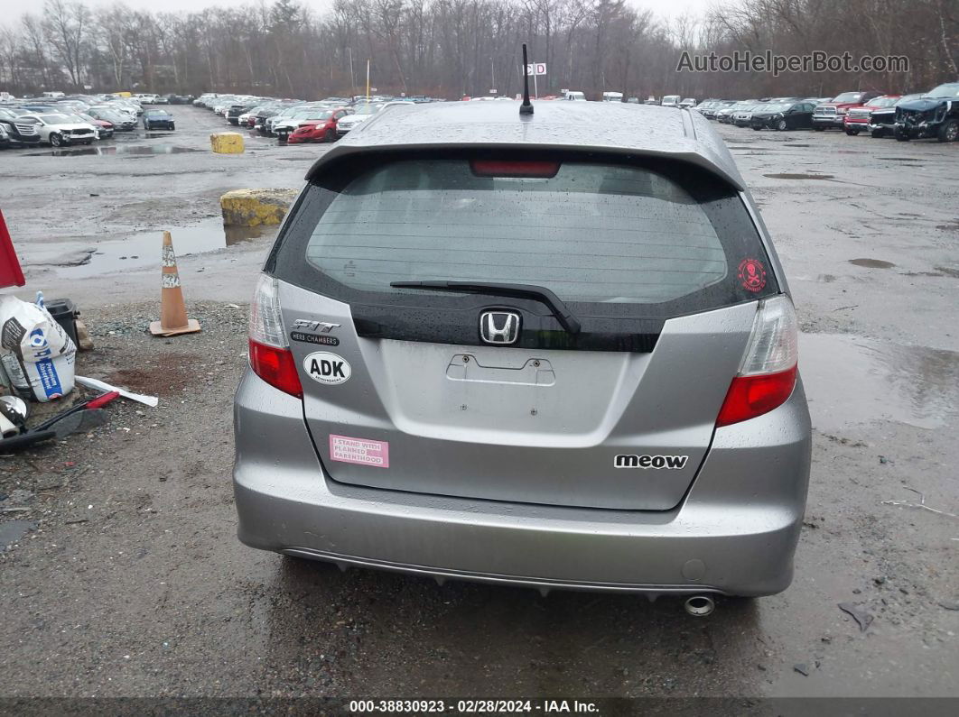 2009 Honda Fit Sport Gray vin: JHMGE884X9S017555