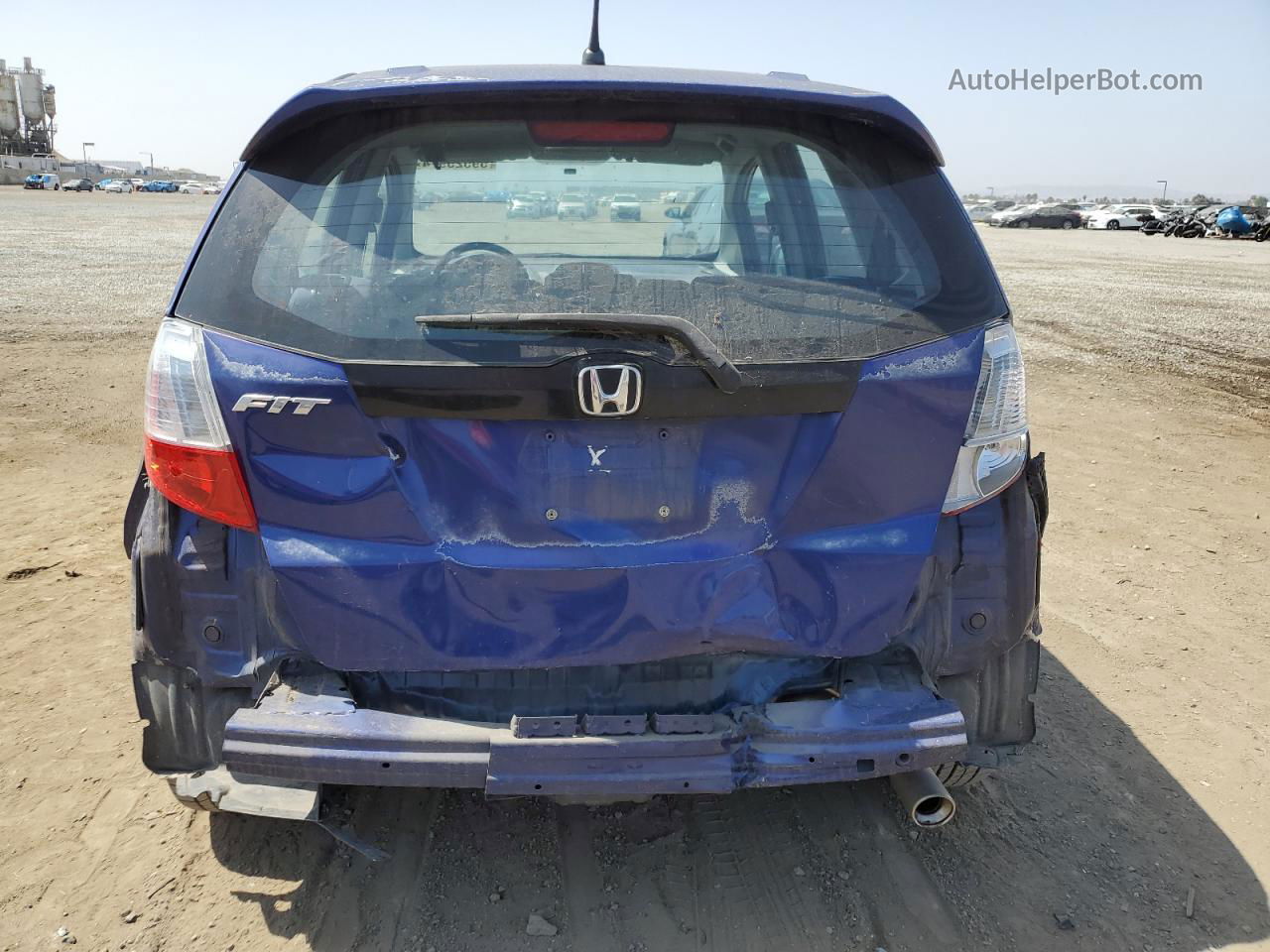 2009 Honda Fit Sport Blue vin: JHMGE884X9S026305