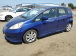 2009 Honda Fit Sport Blue vin: JHMGE884X9S026305