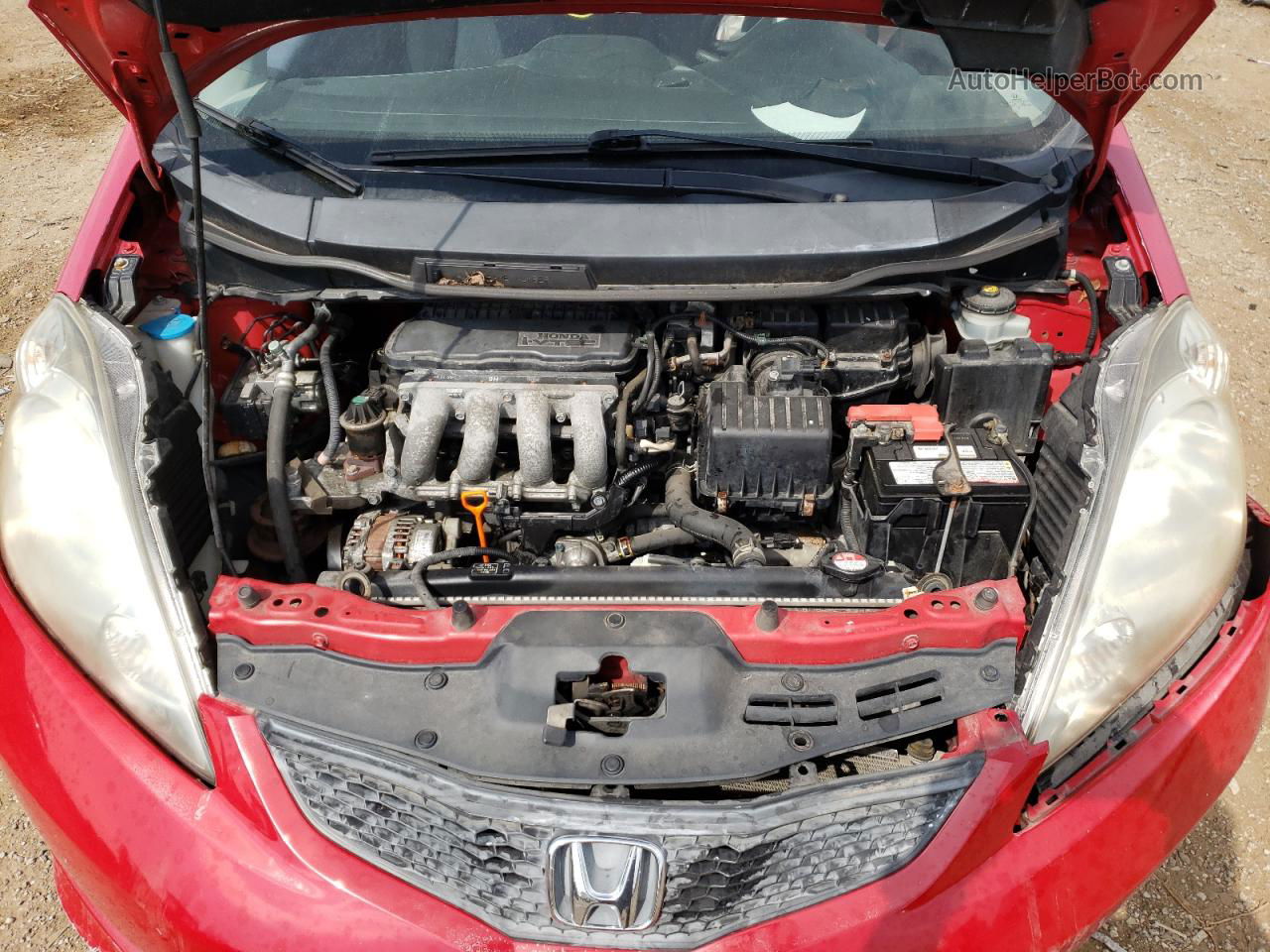 2009 Honda Fit Sport Red vin: JHMGE884X9S033304