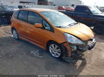 2009 Honda Fit Sport Orange vin: JHMGE884X9S041547