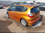 2009 Honda Fit Sport Orange vin: JHMGE884X9S041547