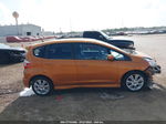 2009 Honda Fit Sport Orange vin: JHMGE884X9S041547