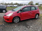 2009 Honda Fit Sport Red vin: JHMGE884X9S043864