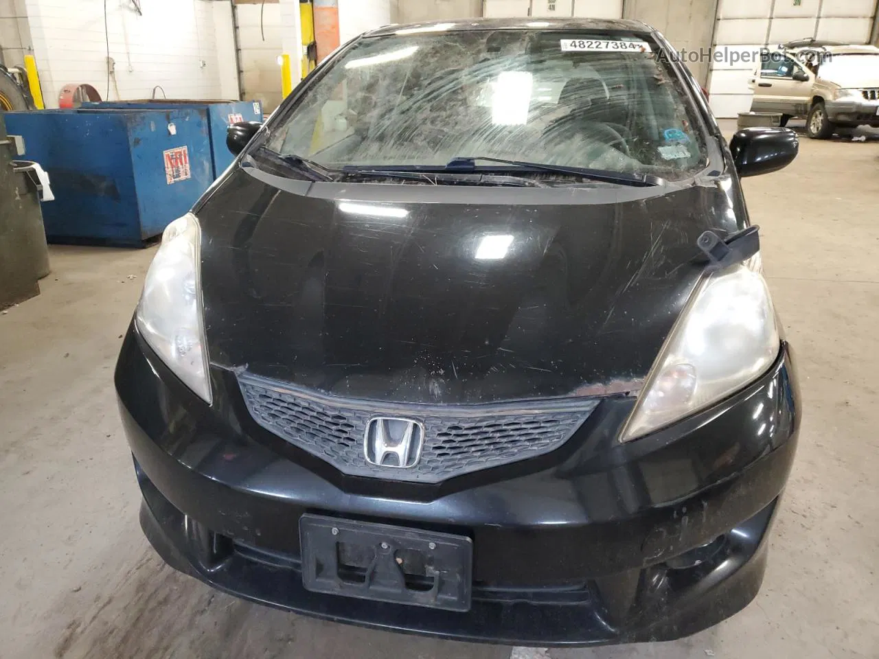 2009 Honda Fit Sport Черный vin: JHMGE884X9S057280