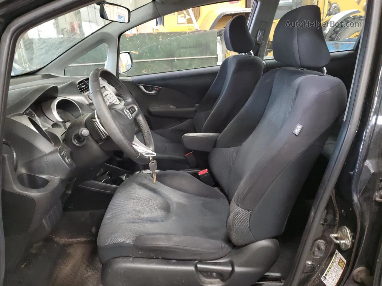 2009 Honda Fit Sport Черный vin: JHMGE884X9S057280