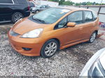 2009 Honda Fit Sport Orange vin: JHMGE884X9S075357