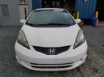 2009 Honda Fit Lx White vin: JHMGE88549S803747