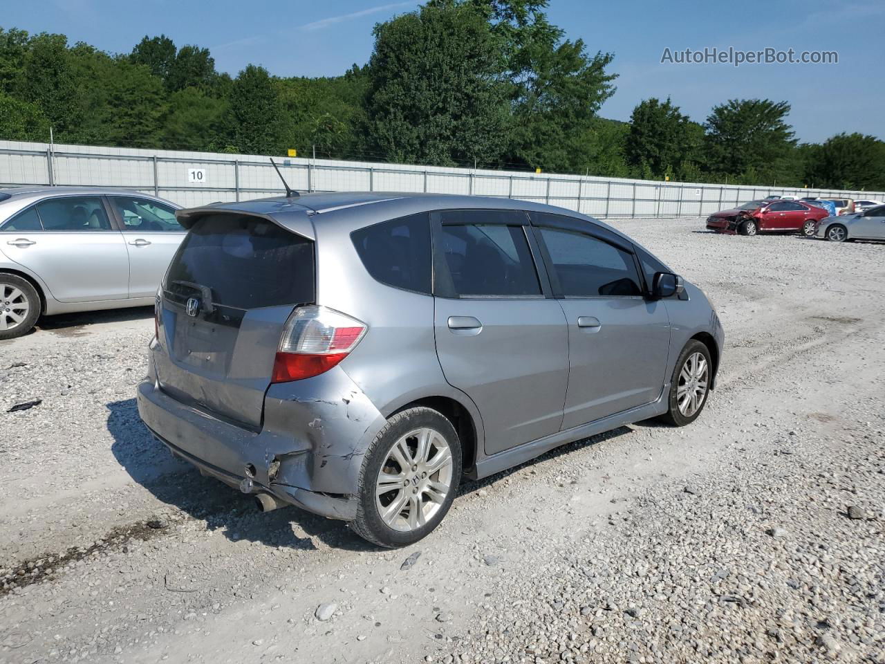 2009 Honda Fit Sport Серый vin: JHMGE88609S022748