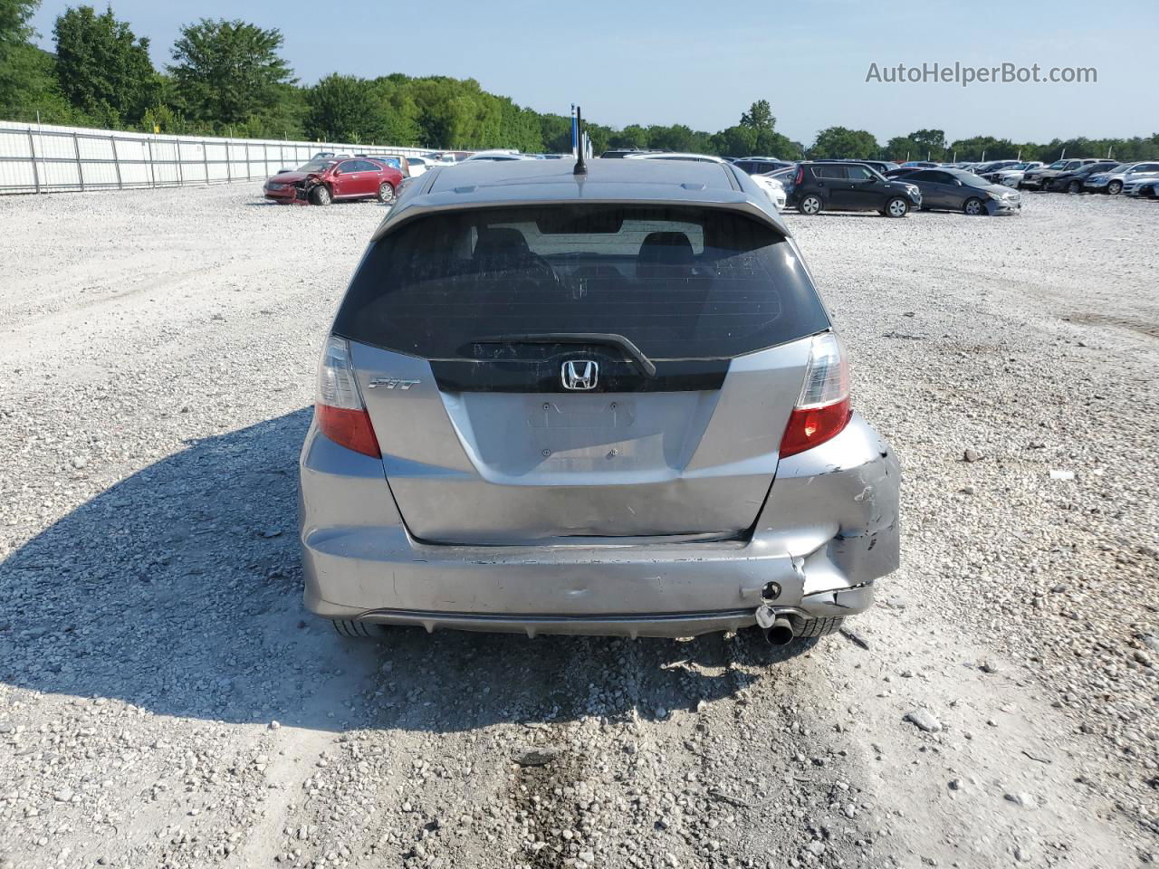 2009 Honda Fit Sport Gray vin: JHMGE88609S022748