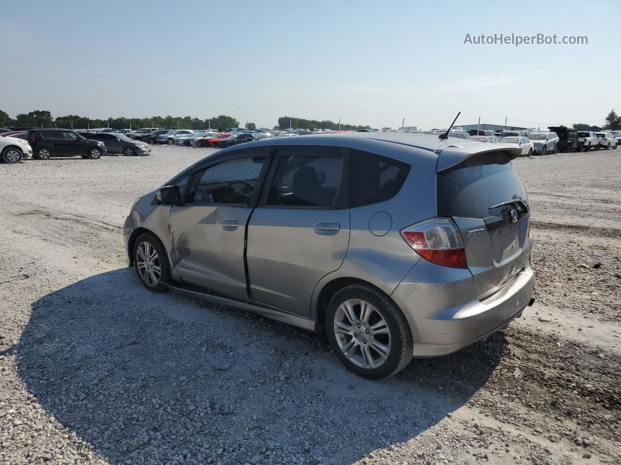 2009 Honda Fit Sport Серый vin: JHMGE88609S022748