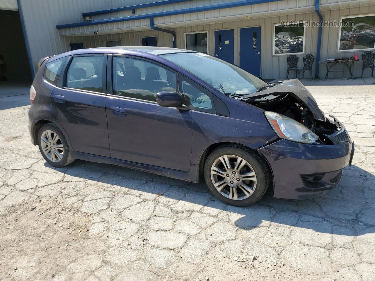 2009 Honda Fit Sport Purple vin: JHMGE88609S027948