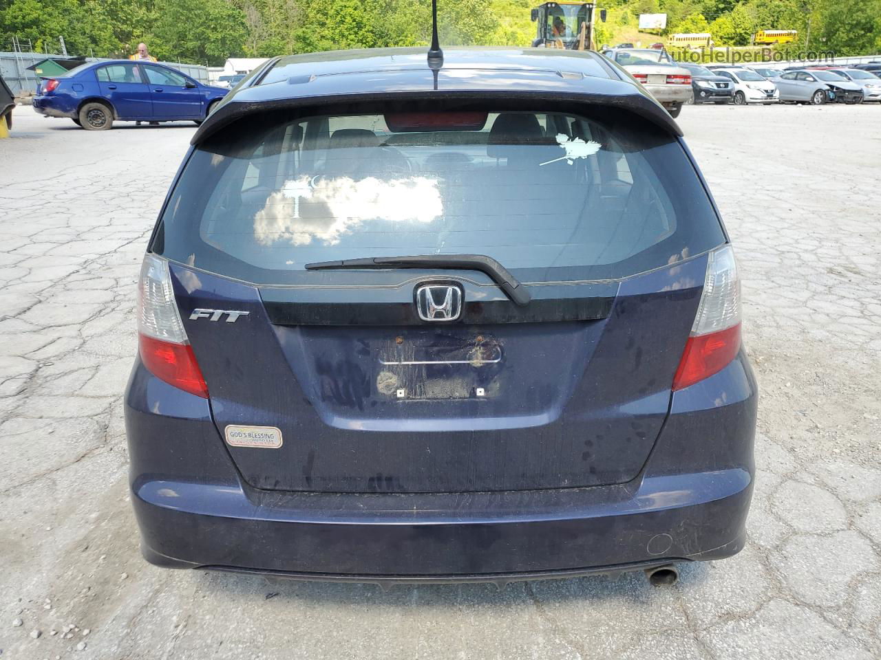 2009 Honda Fit Sport Purple vin: JHMGE88609S027948