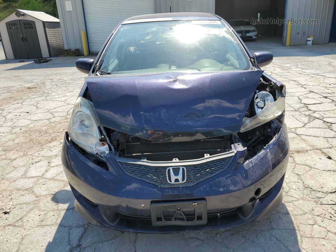 2009 Honda Fit Sport Purple vin: JHMGE88609S027948