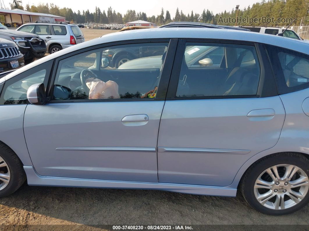 2009 Honda Fit Sport W/navi Blue vin: JHMGE88609S073926