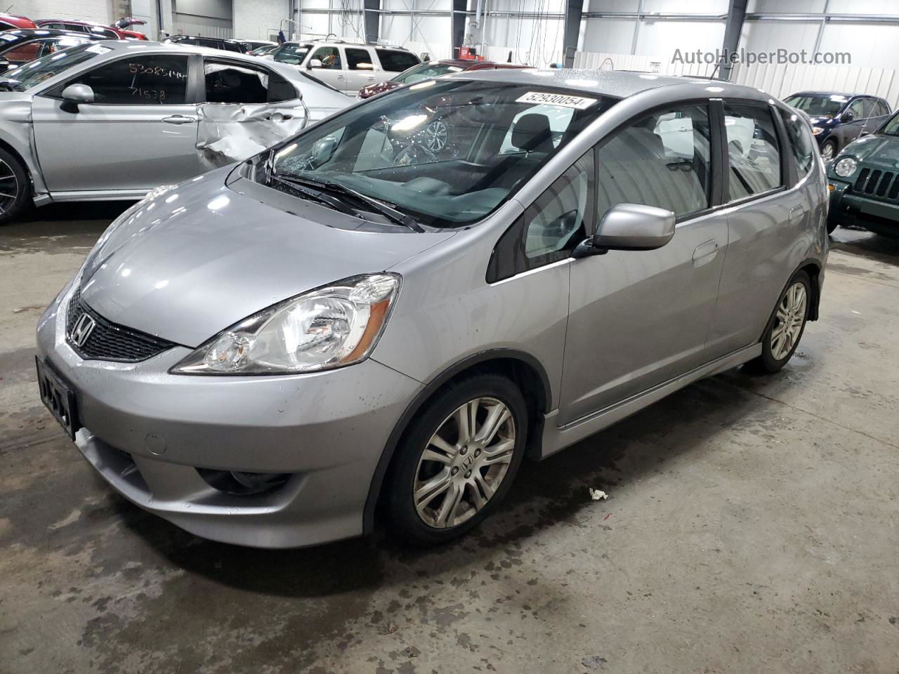 2009 Honda Fit Sport Серебряный vin: JHMGE88619S003416