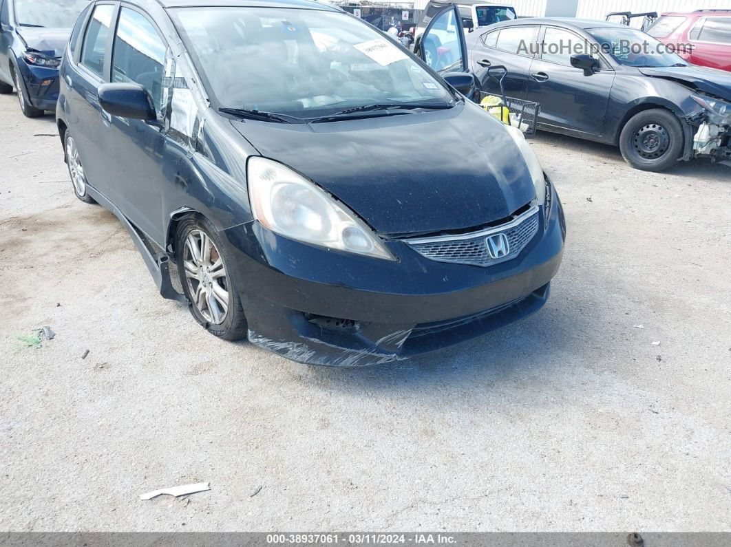 2009 Honda Fit Sport Black vin: JHMGE88619S057959