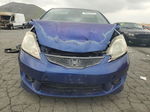 2009 Honda Fit Sport Синий vin: JHMGE88619S060182