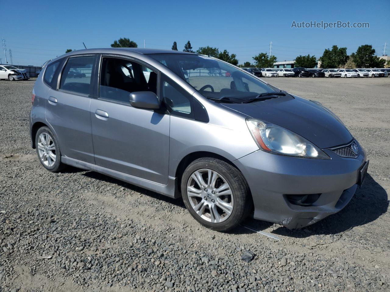 2009 Honda Fit Sport Серебряный vin: JHMGE88629C003449