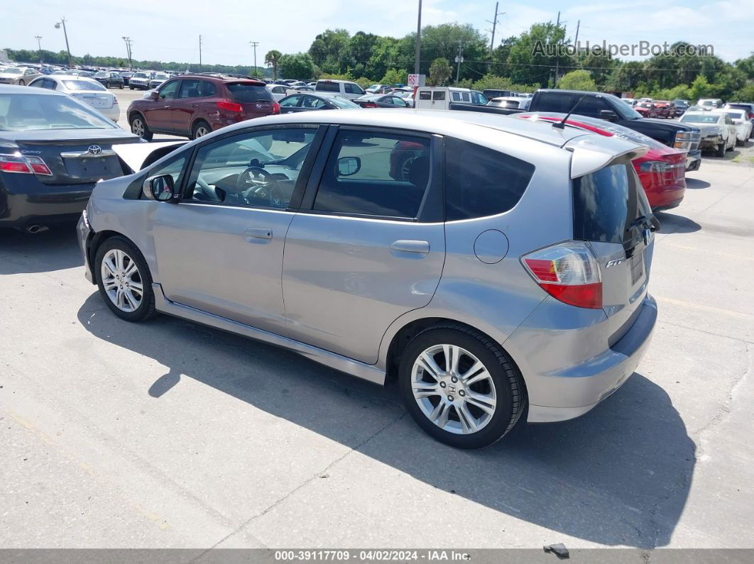 2009 Honda Fit Sport Silver vin: JHMGE88629S063074