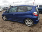 2009 Honda Fit Sport Blue vin: JHMGE88639S005247