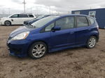 2009 Honda Fit Sport Синий vin: JHMGE88639S005247