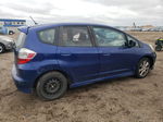 2009 Honda Fit Sport Blue vin: JHMGE88639S005247