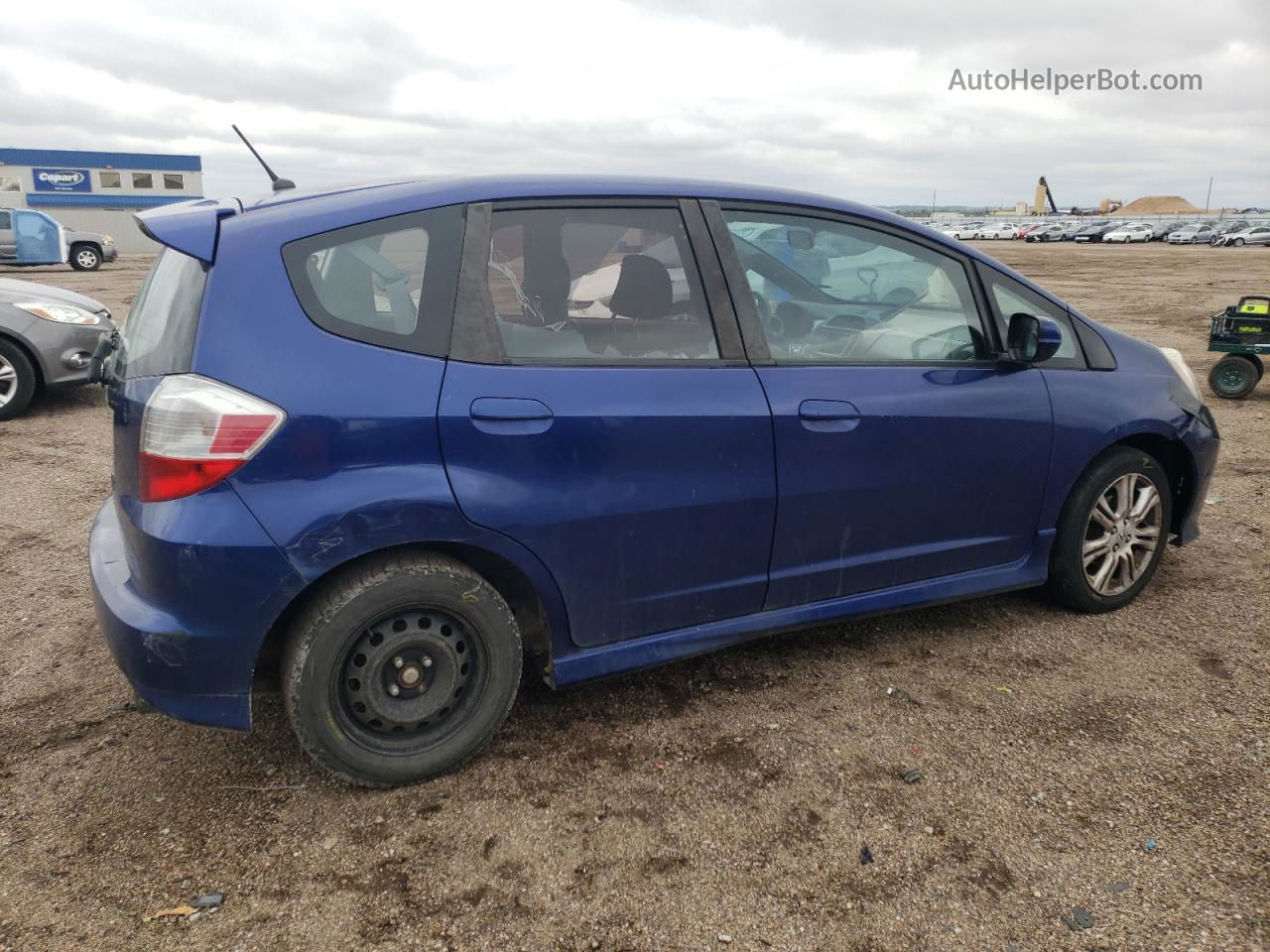 2009 Honda Fit Sport Blue vin: JHMGE88639S005247