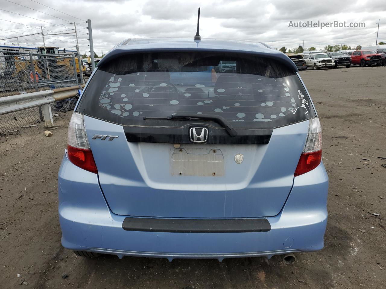 2009 Honda Fit Sport Blue vin: JHMGE88659S013494