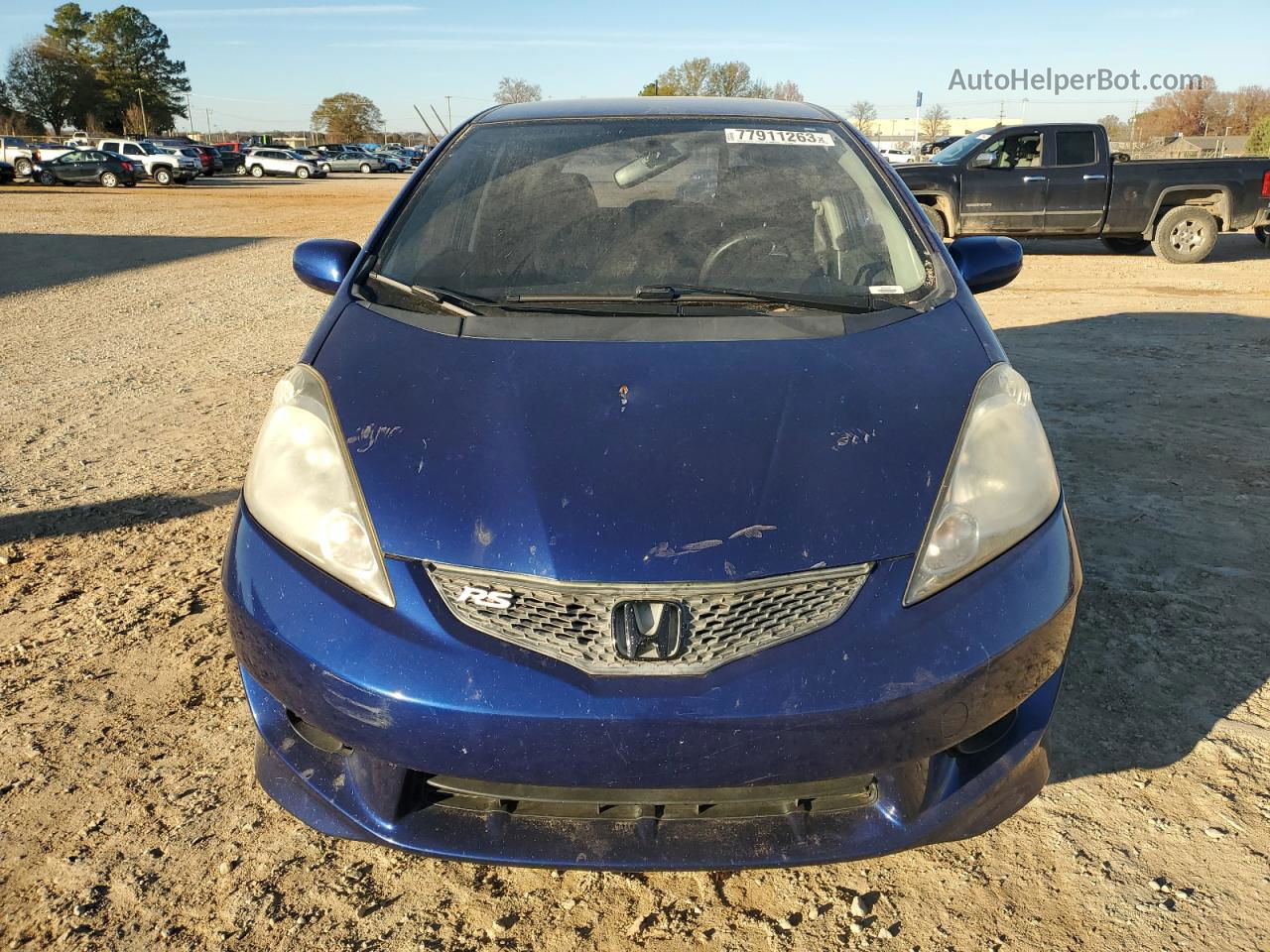 2009 Honda Fit Sport Blue vin: JHMGE88659S014628