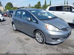 2009 Honda Fit Sport Gray vin: JHMGE88659S032885