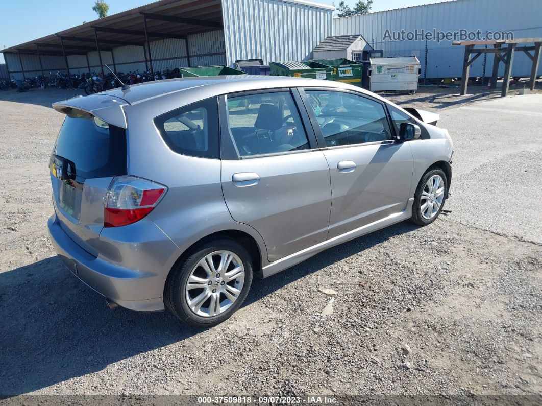 2009 Honda Fit Sport W/navi Серебряный vin: JHMGE88669S065507