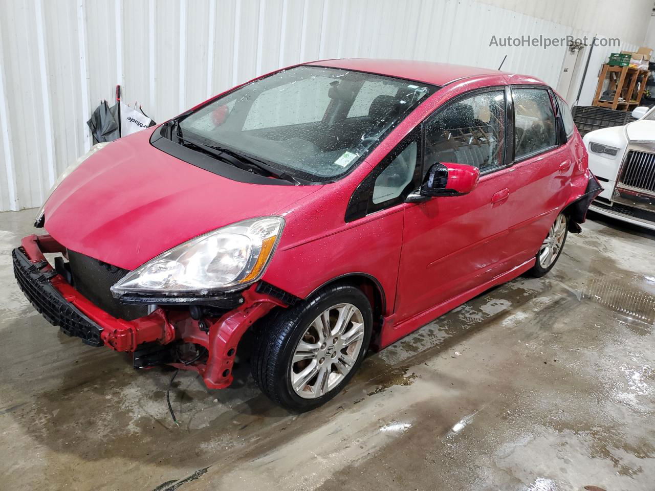 2009 Honda Fit Sport Red vin: JHMGE88679S041605