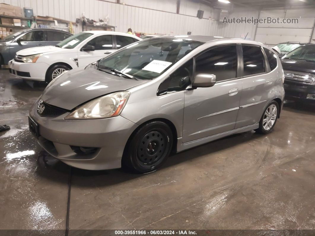 2009 Honda Fit Sport Silver vin: JHMGE88679S056900