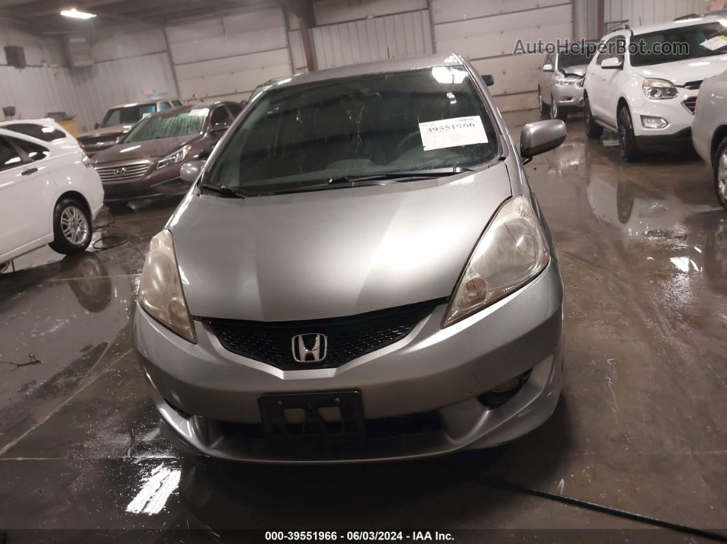 2009 Honda Fit Sport Silver vin: JHMGE88679S056900