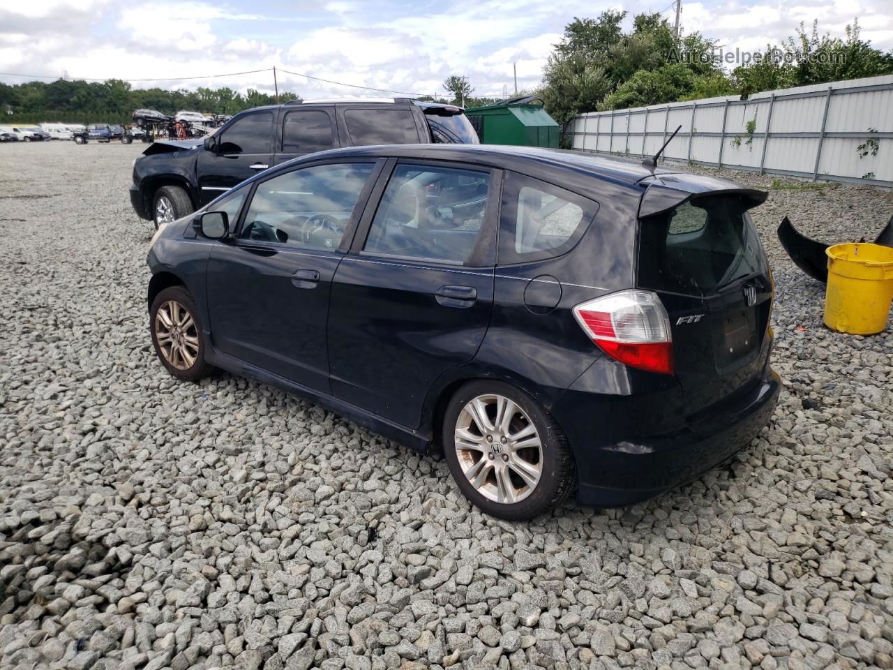 2009 Honda Fit Sport Black vin: JHMGE88689S009018