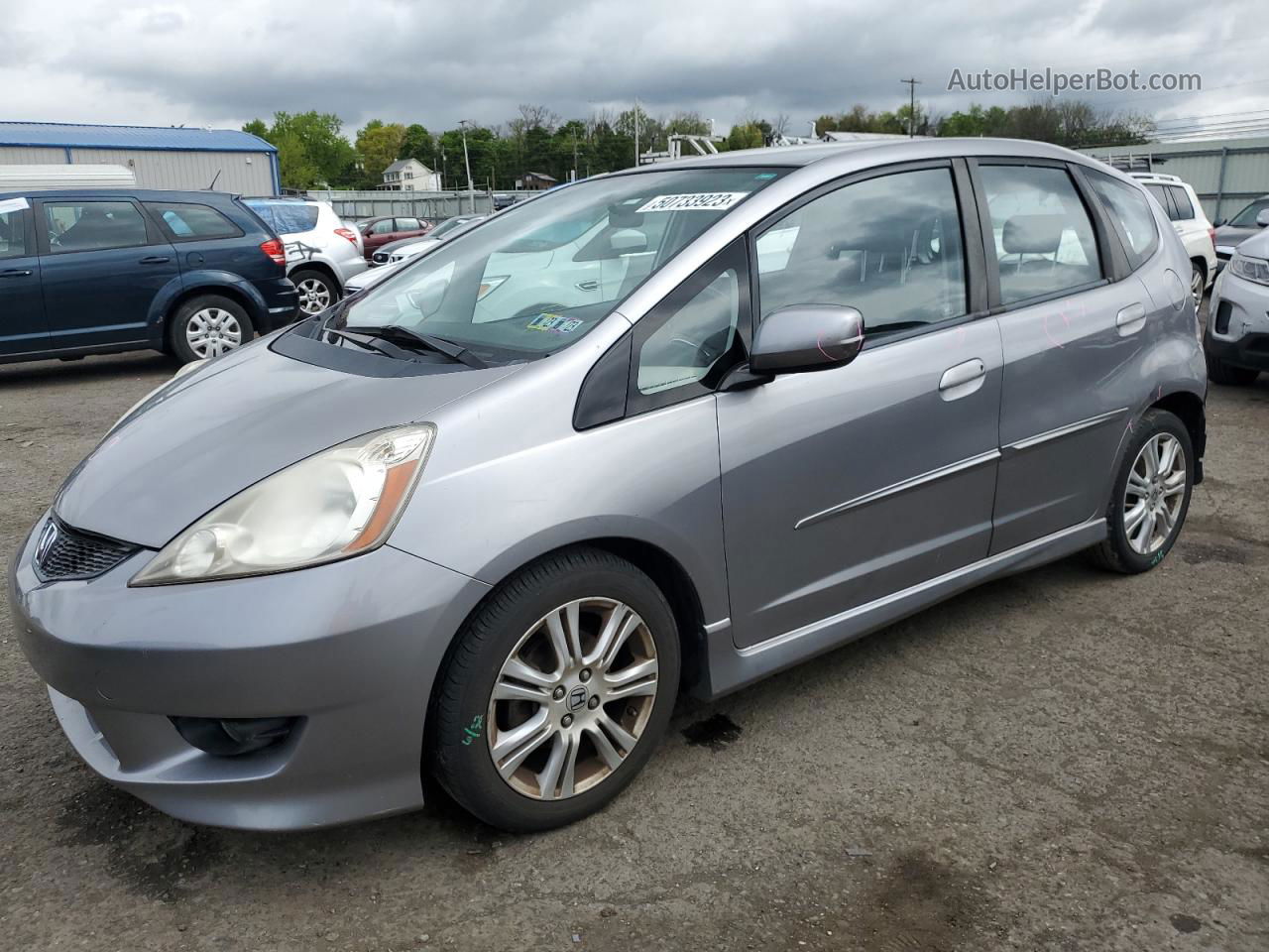 2009 Honda Fit Sport Серебряный vin: JHMGE88699S045722