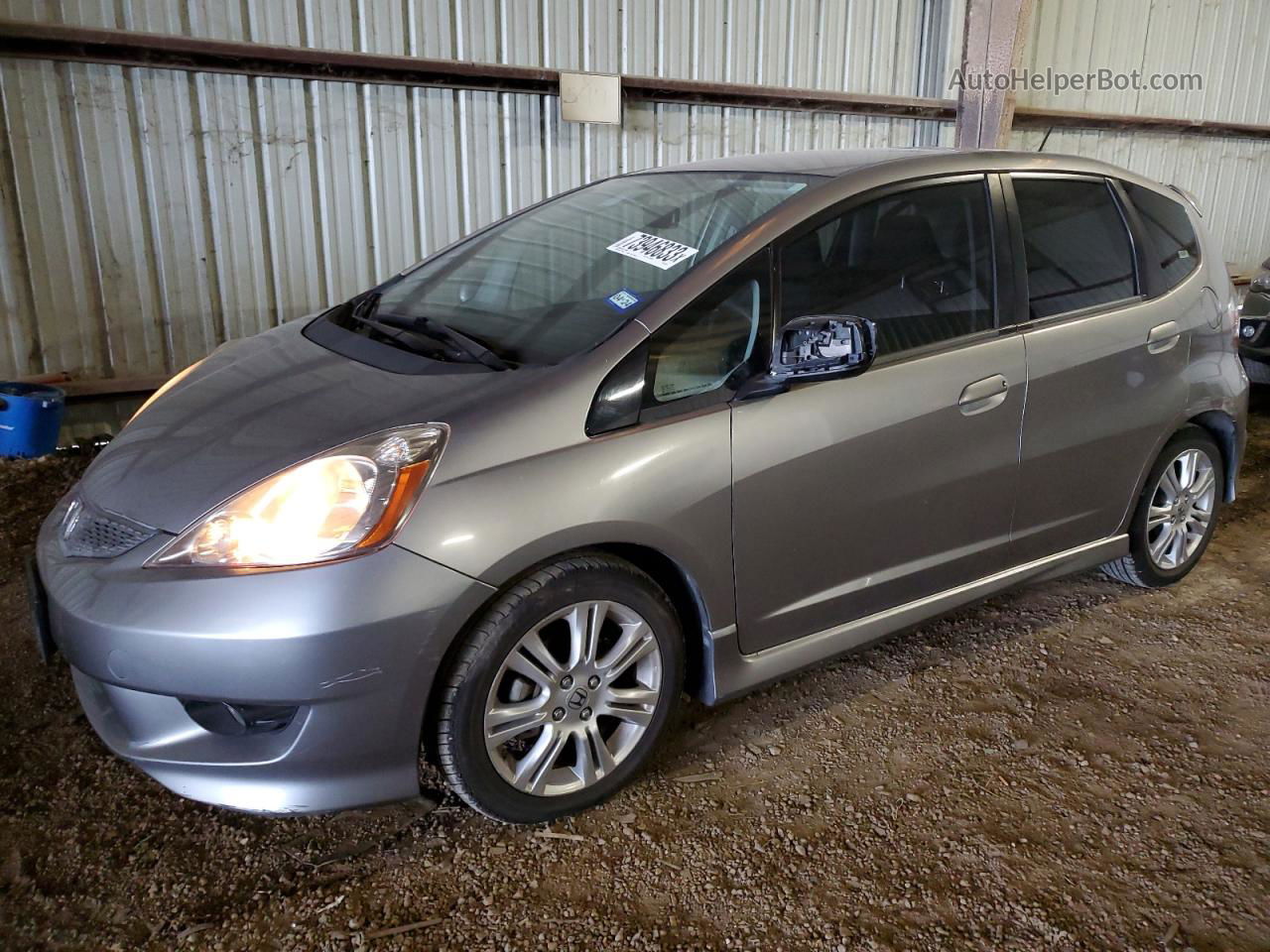 2009 Honda Fit Sport Silver vin: JHMGE88699S059216