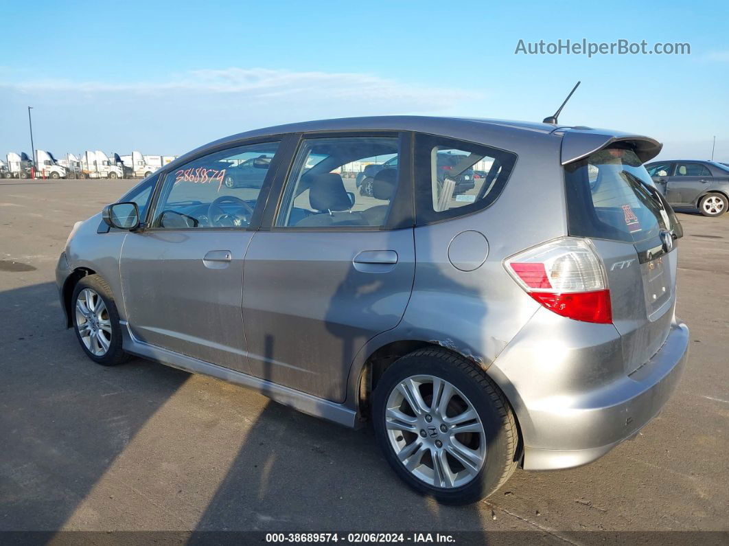 2009 Honda Fit Sport Silver vin: JHMGE886X9C000542