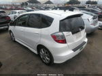 2009 Honda Fit Sport W/navi White vin: JHMGE886X9S004578