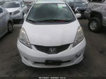 2009 Honda Fit Sport W/navi White vin: JHMGE886X9S004578