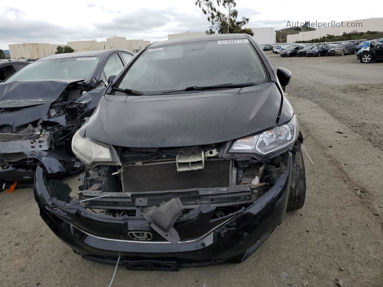 2016 Honda Fit Lx Black vin: JHMGK5H50GS012426