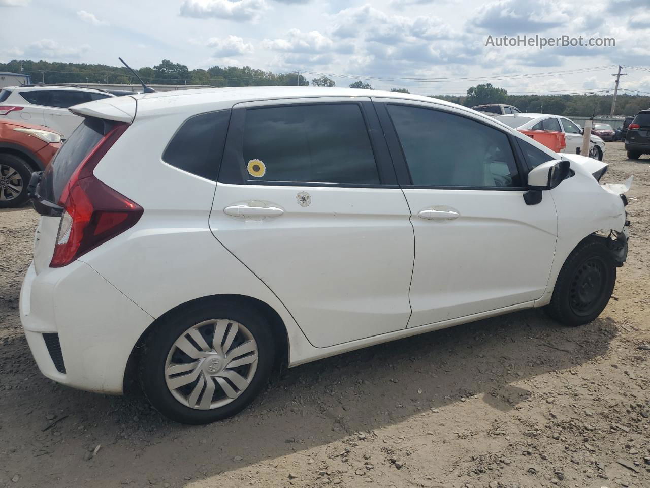 2016 Honda Fit Lx Белый vin: JHMGK5H50GX010985