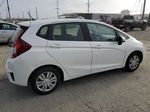 2016 Honda Fit Lx White vin: JHMGK5H50GX040987